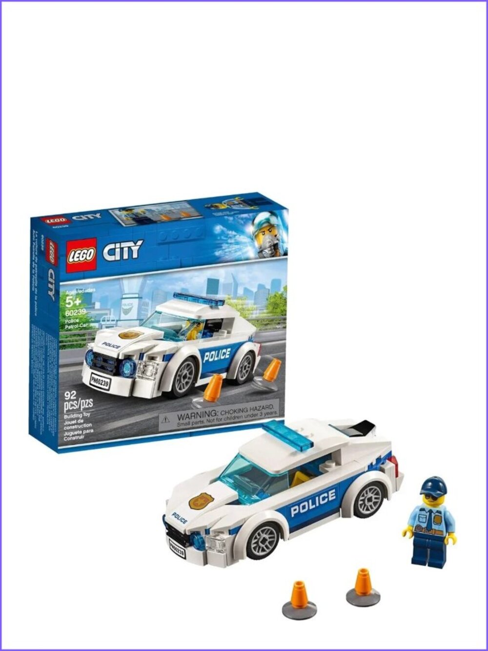 Lego  City Police Patrol Car 60239  New In Box
